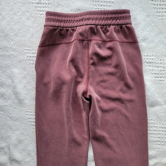 Lululemon Brushed Softstreme Split-Hem High-Rise Relax Casual Pant- Red Merlot - Picture 5 of 10